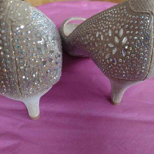 Ladies Sparkle Shoe size 9.5 "Your Party Shoes" Wedding or other